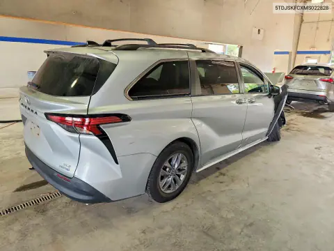 2021 Toyota Sienna Xle VIN 5TDJSKFCXMS022828 фото 3