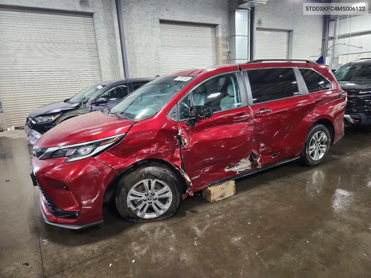 2021 Toyota Sienna Xse VIN 5TDDSKFC4MS006122 фото 1