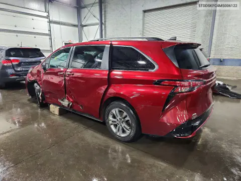 2021 Toyota Sienna Xse VIN 5TDDSKFC4MS006122 фото 2