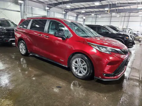 2021 Toyota Sienna Xse VIN 5TDDSKFC4MS006122 фото 4