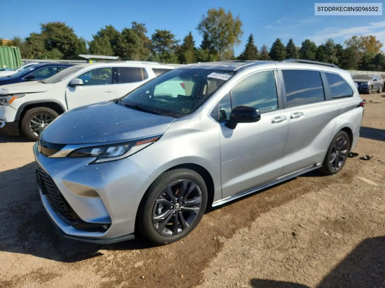 5TDDRKEC8NS096552 Toyota Sienna 2022 — повреждение Боковая часть, фото до ремонта