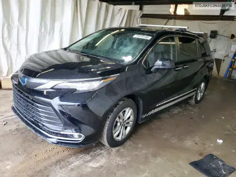 5TDJSKFC3NS051508 — 2022 Toyota Sienna, Мелкие вмятины и царапины, фото до ремонта