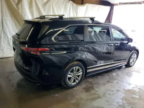 5TDJSKFC3NS051508 — 2022 Toyota Sienna, фото 3 с аукциона Copart, Мелкие вмятины и царапины