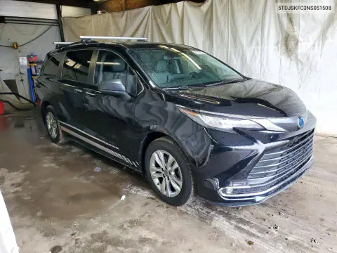5TDJSKFC3NS051508 — 2022 Toyota Sienna, фото 4 с аукциона Copart, Мелкие вмятины и царапины