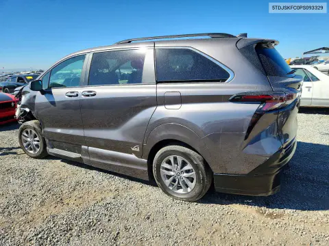 2023 Toyota Sienna Xle VIN 5TDJSKFC0PS093329 фото 2