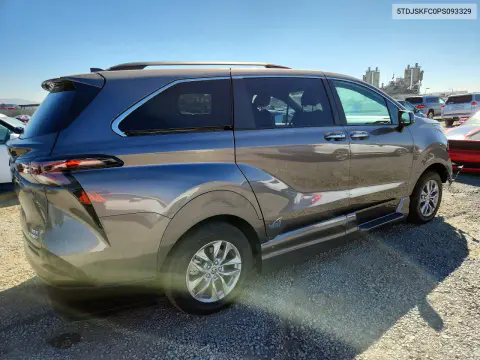 2023 Toyota Sienna Xle VIN 5TDJSKFC0PS093329 фото 3