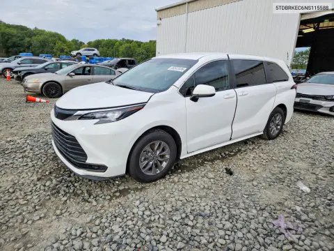 5TDKRKEC3RS201169 — 2024 Toyota Sienna, Подтопление, фото до ремонта