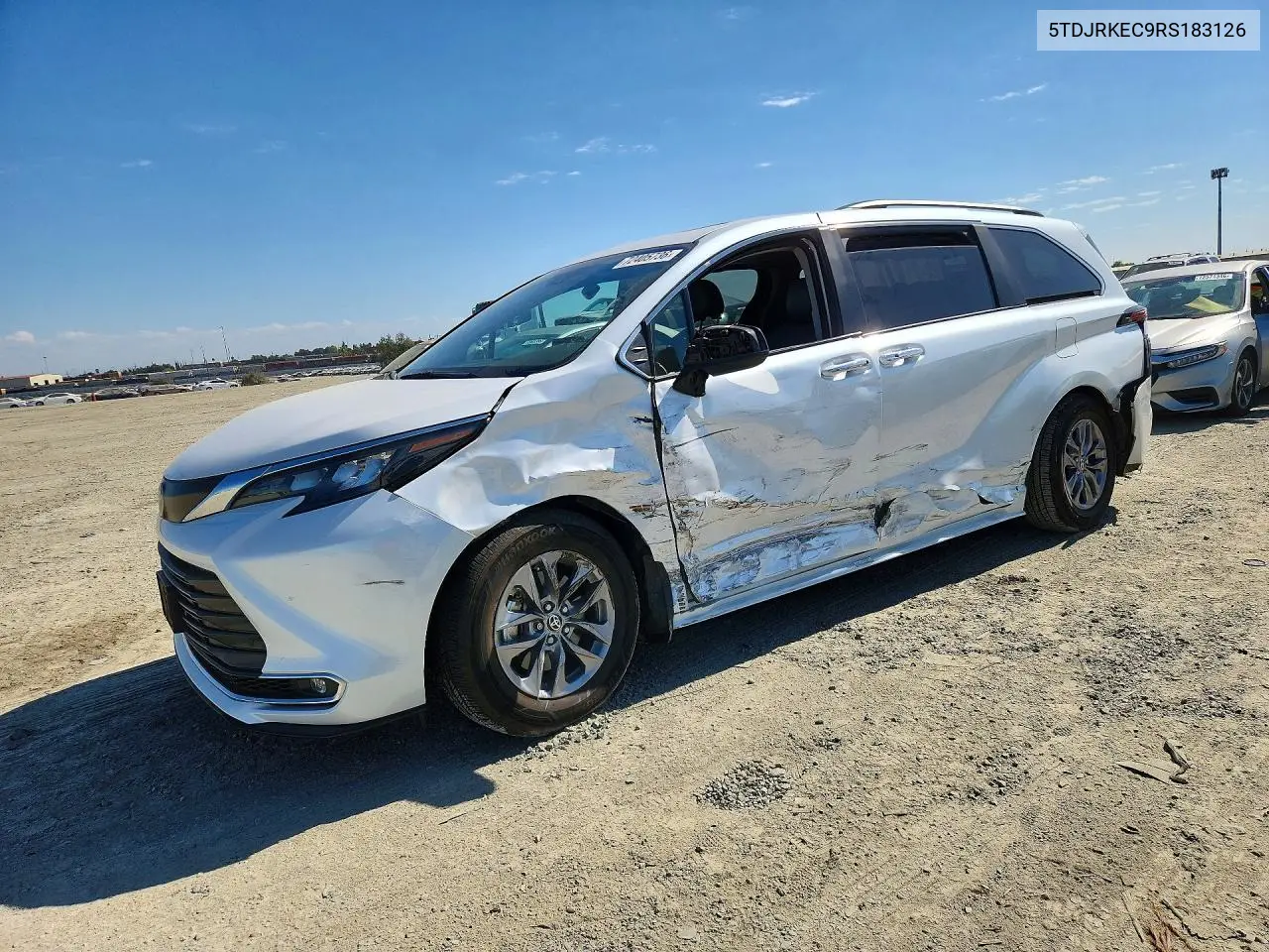 2024 Toyota Sienna Xle VIN 5TDJRKEC9RS183126 фото 1