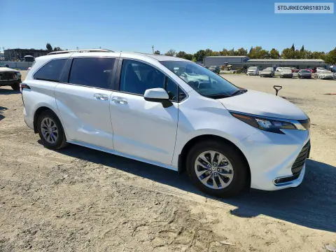 2024 Toyota Sienna Xle VIN 5TDJRKEC9RS183126 фото 4