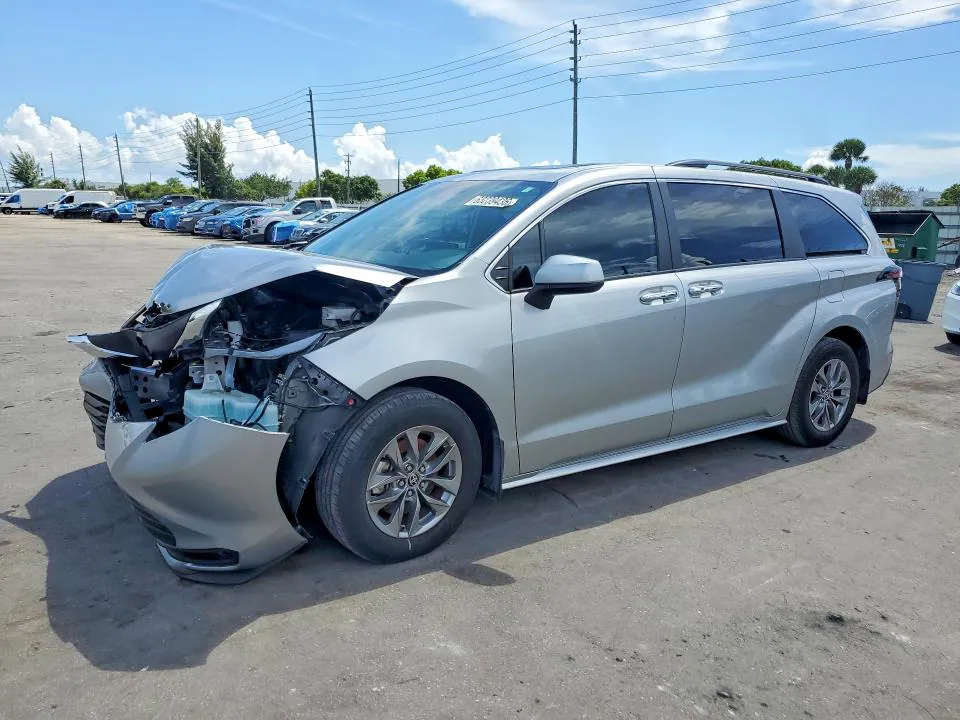 2025 TOYOTA SIENNA VIN 5TDJRKEC1SS255166 фото 1