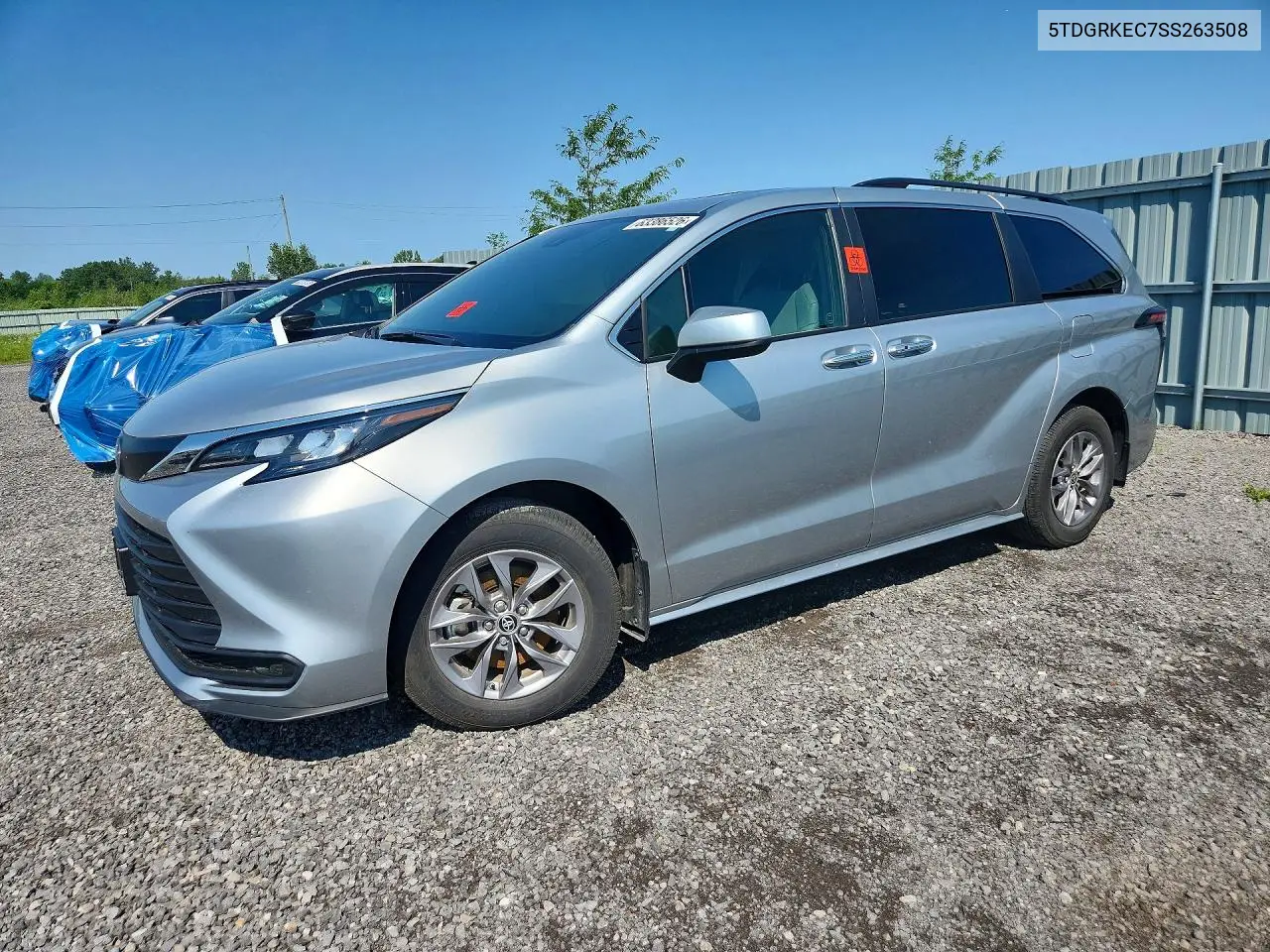 2025 Toyota Sienna Le VIN 5TDGRKEC7SS263508 фото 1