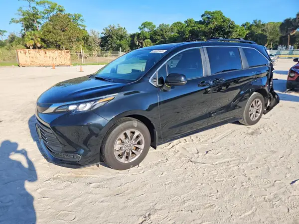 5TDBRKEC9SS233548 — 2025 Toyota Sienna, Задняя часть (Rear End), фото до ремонта