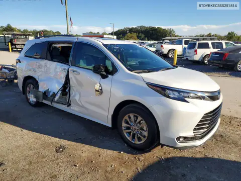 2025 Toyota Sienna Xle 8-Passenger VIN 5TDYRKEC3SS251814 фото 4