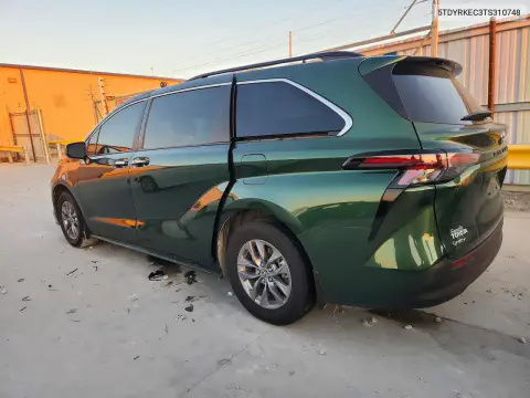 2026 Toyota Sienna Xle 8-Passenger VIN 5TDYRKEC3TS310748 фото 2