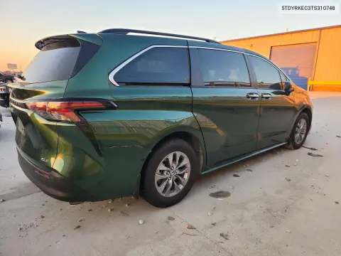 2026 Toyota Sienna Xle 8-Passenger VIN 5TDYRKEC3TS310748 фото 3