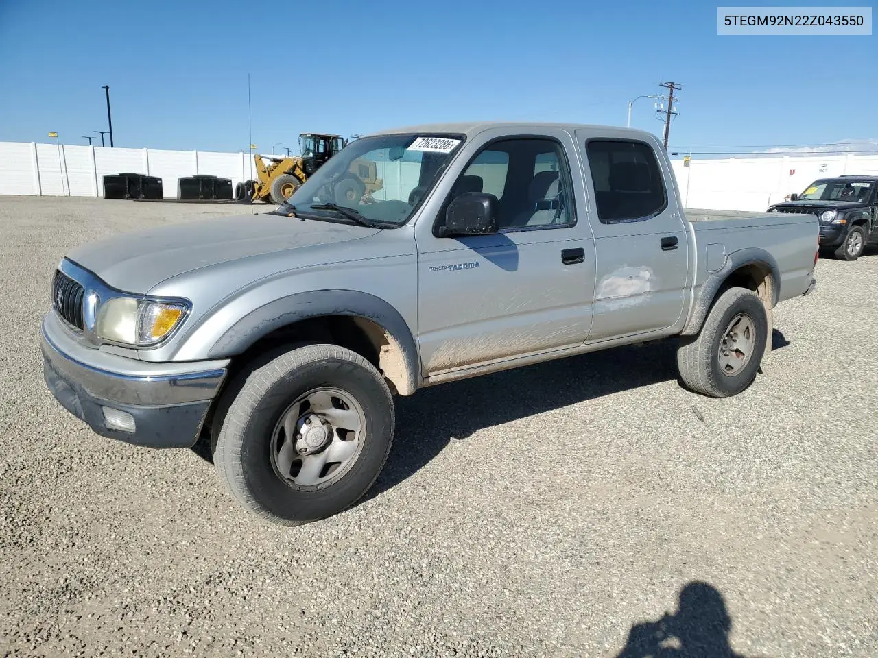 2002 Toyota Tacoma Double Cab Prerunner VIN 5TEGM92N22Z043550 фото 1