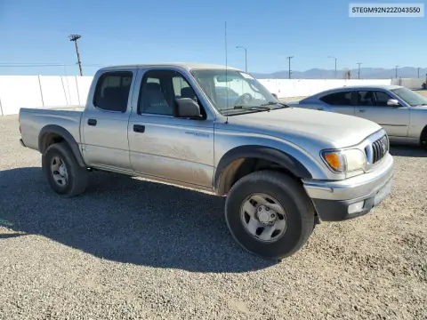 2002 Toyota Tacoma Double Cab Prerunner VIN 5TEGM92N22Z043550 фото 4