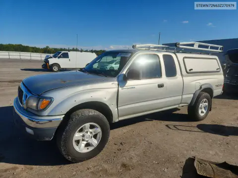 5TEWN72N63Z270979 — 2003 Toyota Tacoma, Передняя часть, фото до ремонта