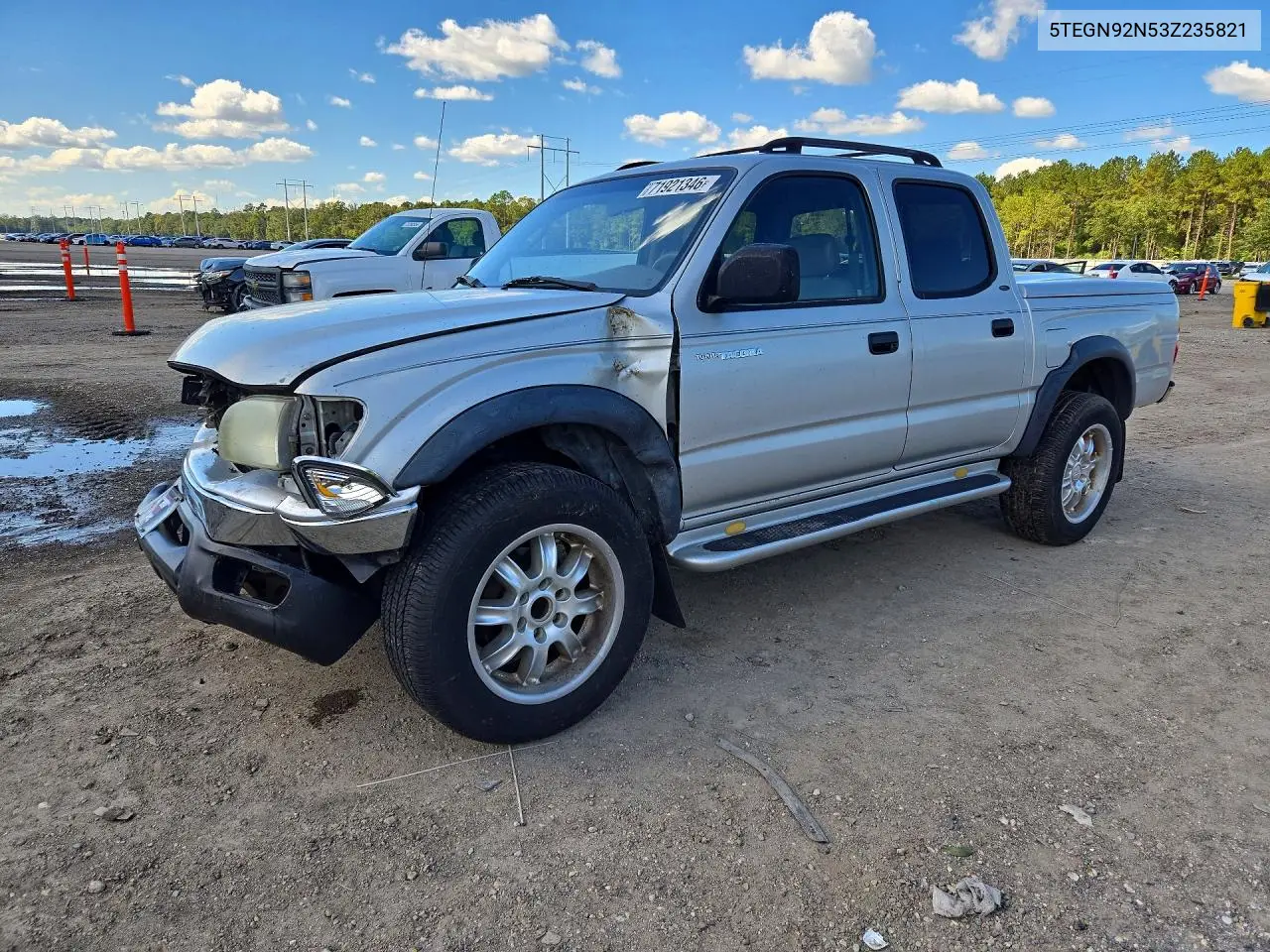 2003 Toyota Tacoma Prerunner V6 VIN 5TEGN92N53Z235821 фото 1