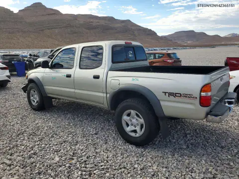 2004 Toyota Tacoma Prerunner V6 VIN 5TEGN92N94Z365151 фото 2