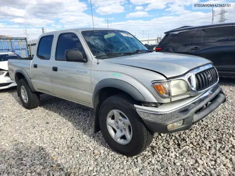 2004 Toyota Tacoma Prerunner V6 VIN 5TEGN92N94Z365151 фото 4