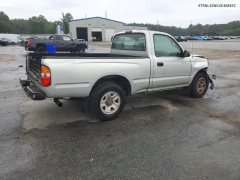 2004 Toyota Tacoma Base VIN 5TENL42NX4Z408492 фото 3