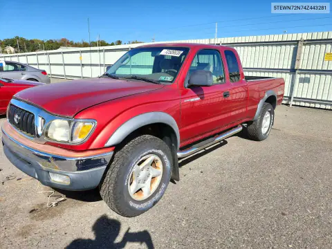 5TEWN72N74Z443281 — 2004 Toyota Tacoma, Механические повреждения, фото до ремонта