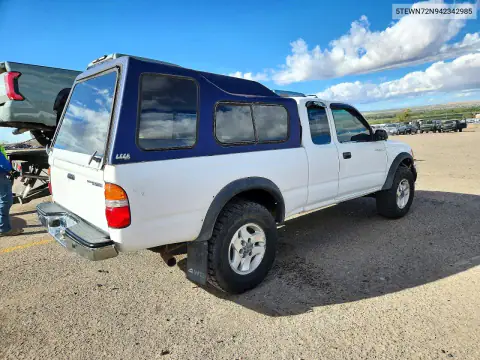 5TEWN72N94Z342985 — 2004 Toyota Tacoma, фото 3 с аукциона Copart 19.10.2026, Верхняя часть / Крыша