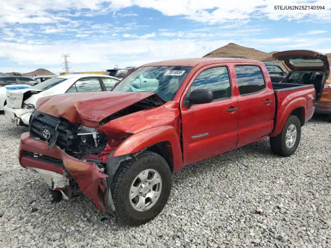 5TEJU62N25Z140594 — 2005 Toyota Tacoma, Передняя часть, фото до ремонта