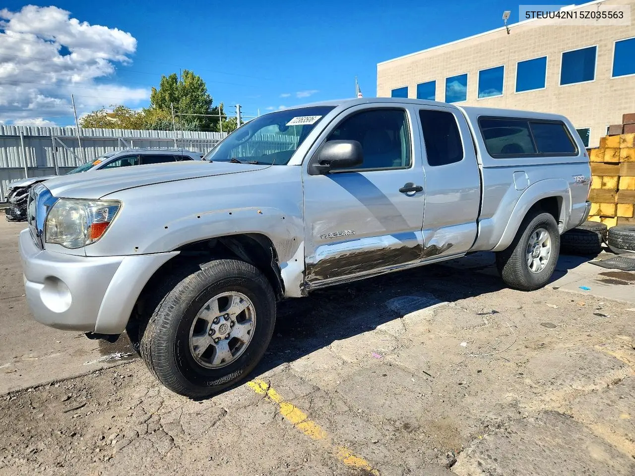 2005 Toyota Tacoma Access Cab VIN 5TEUU42N15Z035563 фото 1