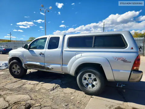 2005 Toyota Tacoma Access Cab VIN 5TEUU42N15Z035563 фото 2