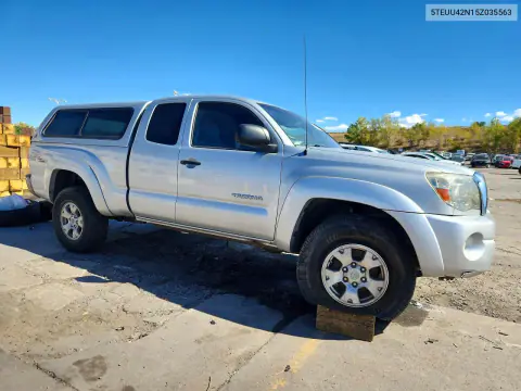 2005 Toyota Tacoma Access Cab VIN 5TEUU42N15Z035563 фото 4