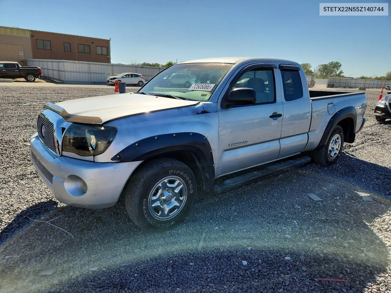 2005 Toyota Tacoma Access Cab VIN 5TETX22N55Z140744 фото 1