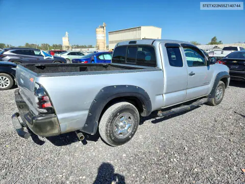 2005 Toyota Tacoma Access Cab VIN 5TETX22N55Z140744 фото 3