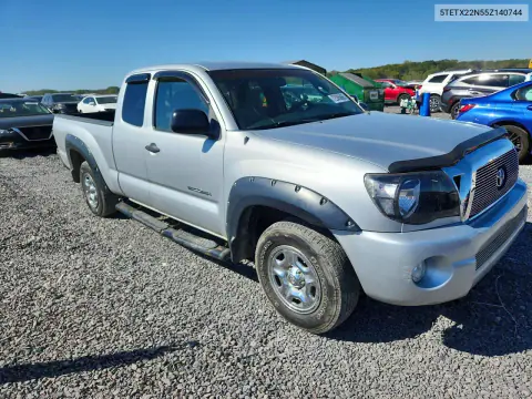 2005 Toyota Tacoma Access Cab VIN 5TETX22N55Z140744 фото 4