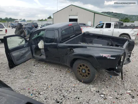 2006 Toyota Tacoma Access Cab VIN 5TEUU42N56Z205909 фото 2