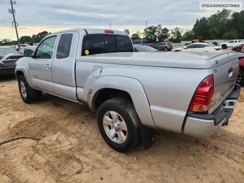 2006 Toyota Tacoma V6 VIN 5TEUU42N26Z278865 фото 2