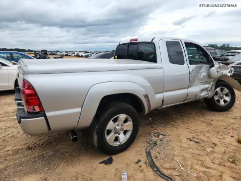2006 Toyota Tacoma V6 VIN 5TEUU42N26Z278865 фото 3