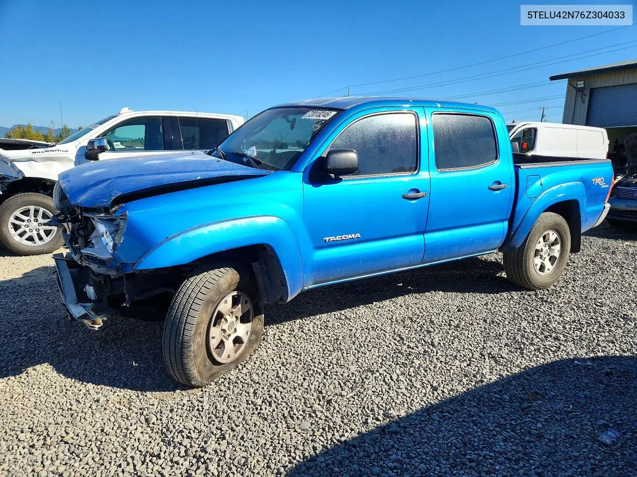 2006 Toyota Tacoma V6 VIN 5TELU42N76Z304033 фото 1
