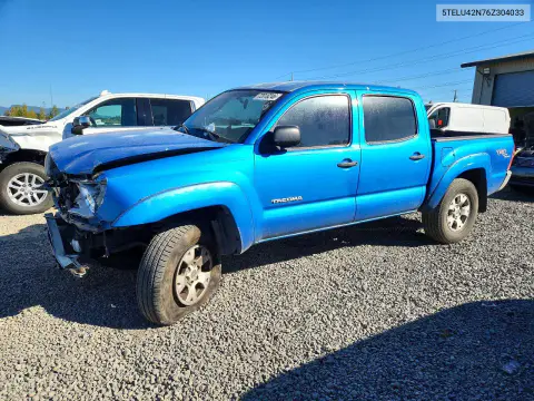 5TELU42N76Z304033 — 2006 Toyota Tacoma, Передняя часть, фото до ремонта