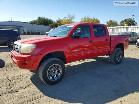 5TEJU62N87Z344979 — 2007 Toyota Tacoma, Вандализм, фото до ремонта