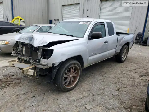 5TETX22N87Z426607 — 2007 Toyota Tacoma, Повреждения со всех сторон, фото до ремонта