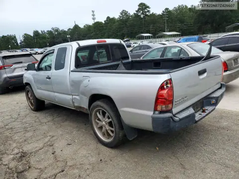 2007 Toyota Tacoma Base VIN 5TETX22N87Z426607 фото 2