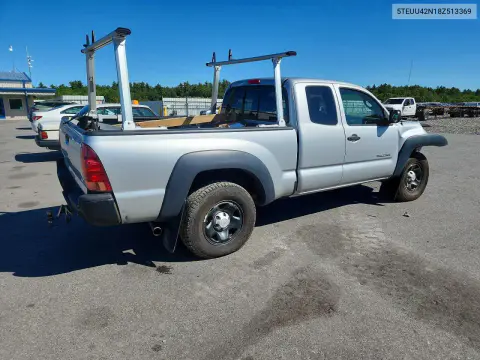 2008 Toyota Tacoma Deluxe VIN 5TEUU42N18Z513369 фото 3
