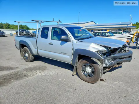 2008 Toyota Tacoma Deluxe VIN 5TEUU42N18Z513369 фото 4