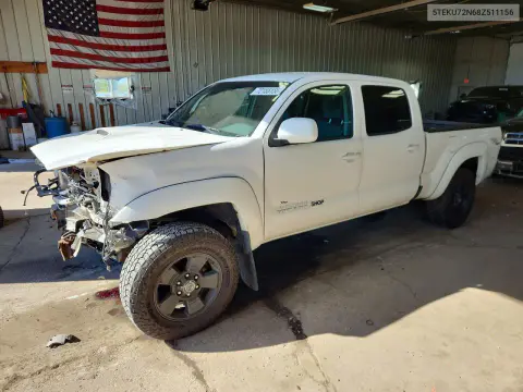 5TEKU72N68Z511156 — 2008 Toyota Tacoma, Передняя часть, фото до ремонта