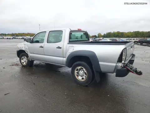 2008 Toyota Tacoma V6 VIN 5TELU42N28Z552094 фото 2