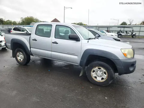 2008 Toyota Tacoma V6 VIN 5TELU42N28Z552094 фото 4