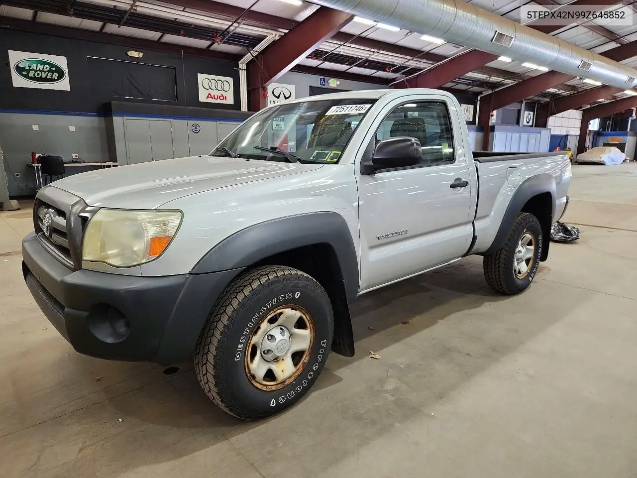 2009 Toyota Tacoma Base VIN 5TEPX42N99Z645852 фото 1