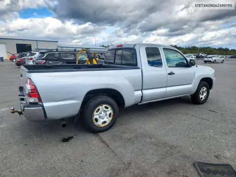 2010 Toyota Tacoma Base VIN 5TETX4CN3AZ699195 фото 3